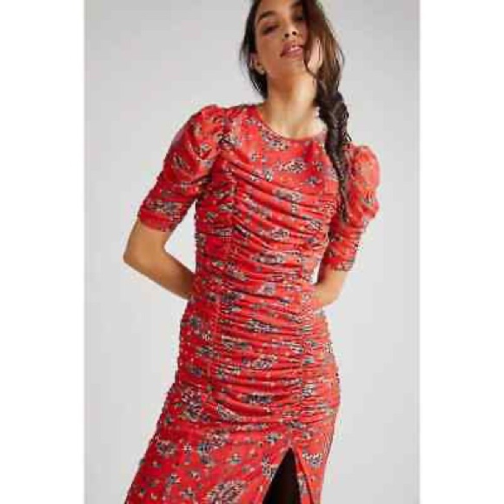 Free People Briella Midi - Bloom Combo Size XS - Picture 3 of 11